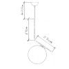 Светильник подвесной Delight Collection IC (ИЦ) KG0825P-1S