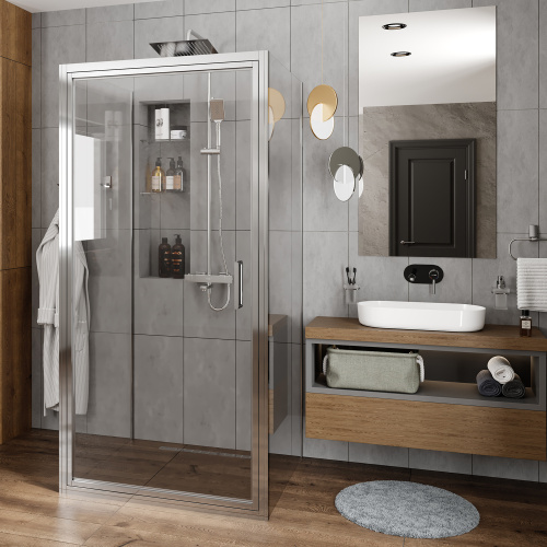 Душевой уголок WasserKRAFT  27I43 90x90 стекло прозрачное 6 мм - фото 2