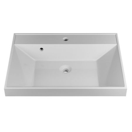 Раковина из искусственного камня Uperwood Classic 291020335 60х50 полувстраиваемая цвет белый