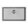Кухонная мойка Paulmark ALLER 74 UNI PM807444-BS 70х40 цвет серый поверхность брашированная