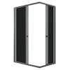 Душевой уголок Niagara Eco NG-1018-14QT 100х80 стекло тонированное профиль черный без поддона