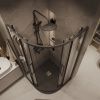 Душевой уголок Grossman Cosmo 301.K33.02.9090.42.00 90х90 стекло прозрачное профиль графит без поддона