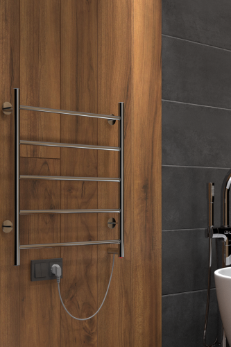 Полотенцесушитель Indigo LINE LCLE60-40R 43х60 электрический хром - фото 2