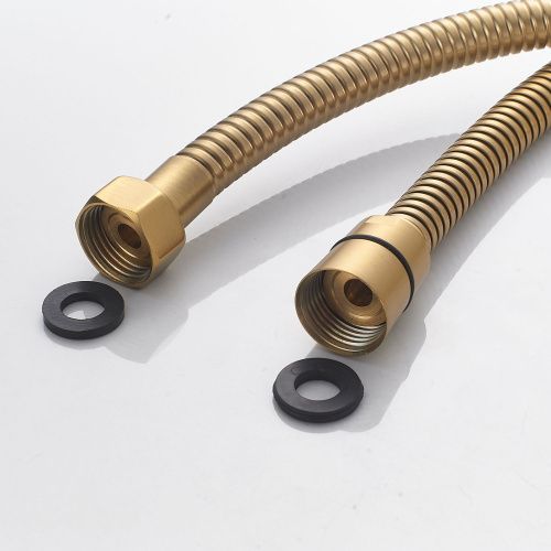 Душевая стойка Shevanik S4136G настенная цвет золотой сатин - фото 5