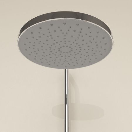 Душевая стойка Sancos Teo SC11001CH настенная цвет хром с термостатом