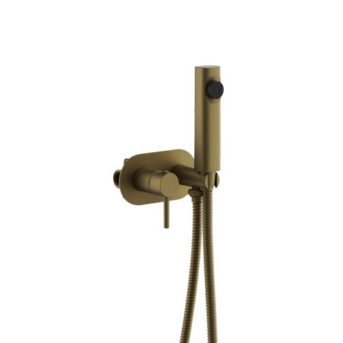 Гигиенический душ со смесителем Belz B807 B55807-5 брашированное золото - фото 2