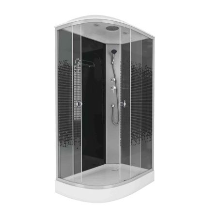 Душевая кабина Niagara Eco 45121453L 120х80 асимметричная с крышей ориентация левая