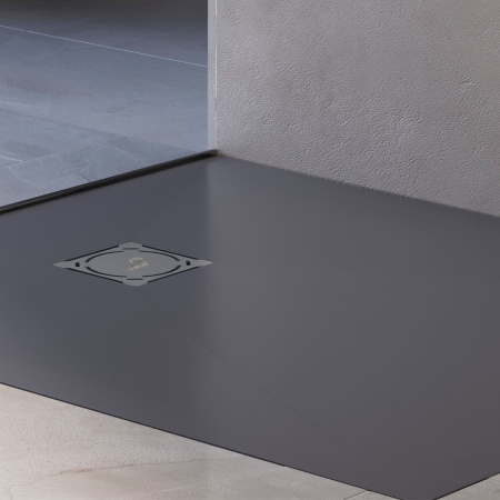 Душевой поддон из искусственного камня RGW Stone Tray (Стоун Трей) 16152811-02 110х80 серый без ножек