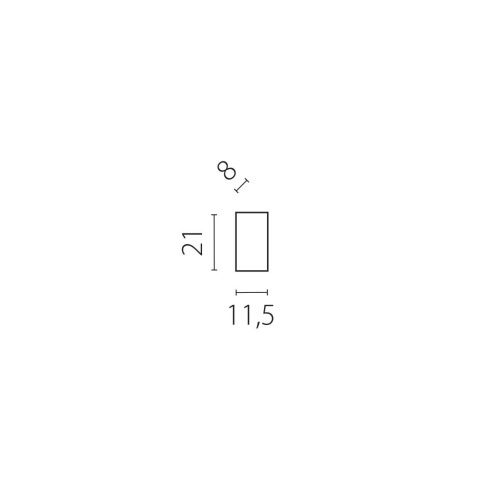Заглушка торцевая черная Lightstar Due Hermes (Дуе Хермес) 510167 - фото 2