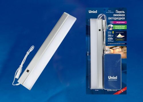 Светильник мебельный Uniel Uli (Ули) ULI-F40-9W/4200K Sensor IP20 Silver - фото 3