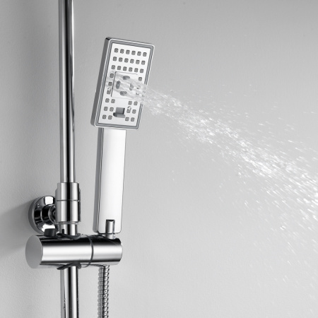 Душевая стойка WasserKRAFT A17702 настенная цвет хром