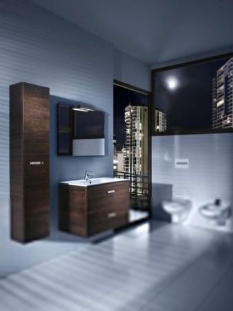 Шкаф-пенал Roca Victoria Nord ZRU9000025 30х150 подвесной цвет коричневый