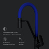 Смеситель для кухни Am.Pm Like F8007827 на мойку черный/синий