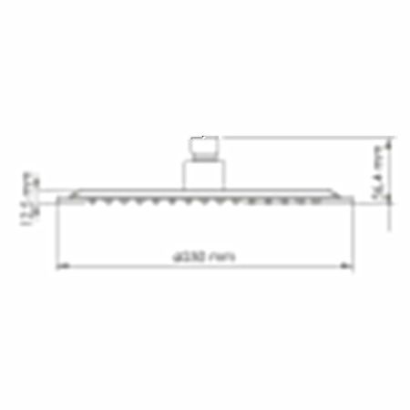 Верхний душ Wasserkraft Asphe 7700 A329 розовое золото