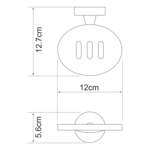 Мыльница WasserKRAFT 4069 - фото 4