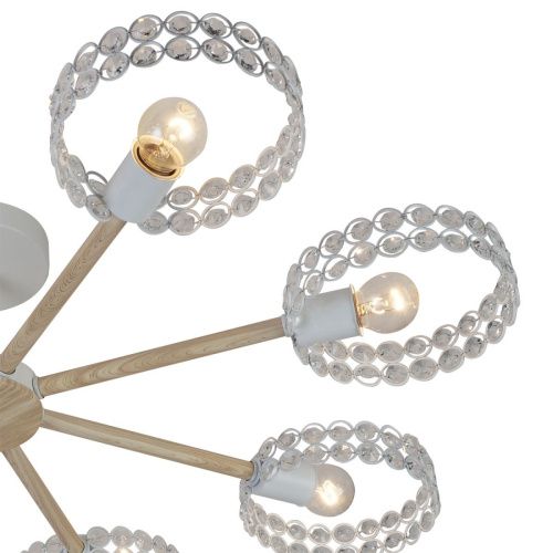 Люстра на штанге Escada Banjo (БанДжо) 679/8P White - фото 4