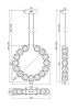 Светильник подвесной Maytoni Amulet (Амулет) MOD555PL-L23CH5K