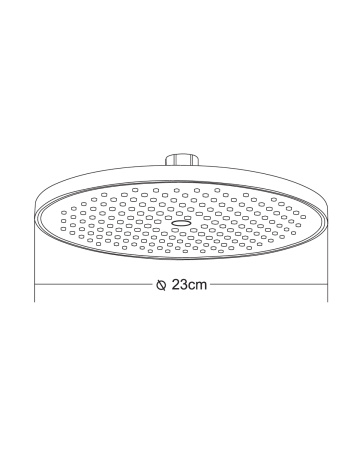 Верхний душ Orange  S13TScr хром