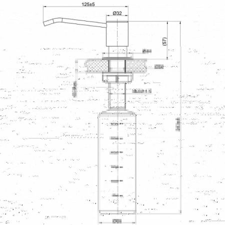 Дозатор кухонный LeMark Expert LM8201PGS