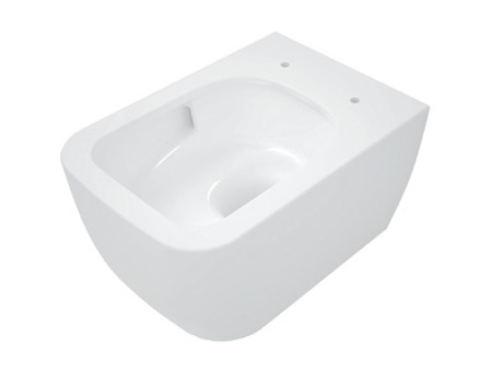 Чаша унитаза подвесная Scarabeo Teorema 2.0 5126TW цвет белый глянцевый без сиденья безободковая смыв торнадо