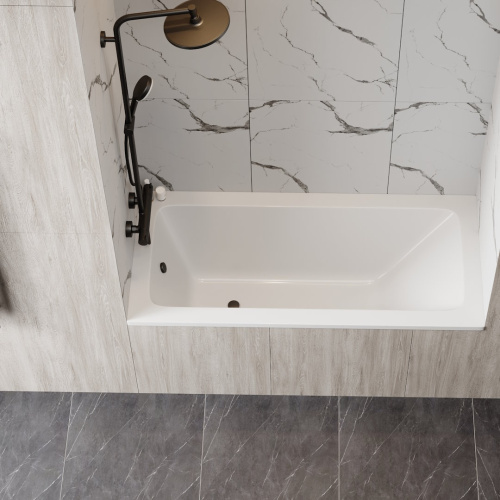 Ванна акриловая Teymi Helmi T30102 150х70 пристенная прямоугольная без ножек - фото 5