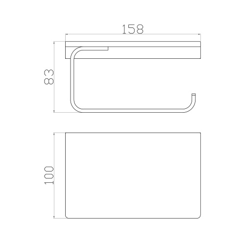 Бумагодержатель RavSlezak Nil NLA0403MG - фото 2