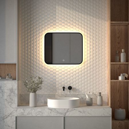 Зеркало с подсветкой Defesto AURA DF 2973SH 60х50 подвесное