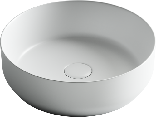 Раковина из сантехнического фарфора Ceramica Nova ELEMENT 39 см CN6022MW накладная цвет белый матовый - фото 2