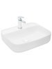 Раковина из сантехнического фаянса WeltWasser WW SK 10000003823 50х40 подвесная цвет белый 1 отверстие под смеситель