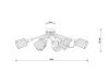 Люстра потолочная Arte Lamp Maria (Мариа) A4536PL-8AB