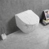 Унитаз подвесной Cerutti SPA CT9532 черный с сиденьем микролифт безободковый смыв торнадо