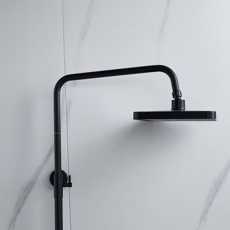Душевая стойка Raffine F3699H настенная цвет черный