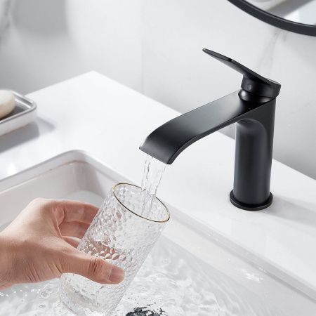 Смеситель Shevanik S4101H на раковину черный