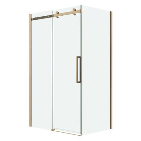 Душевая перегородка Grossman Classic 200.K33.04.80.32.00 80х195 стекло прозрачное профиль золото