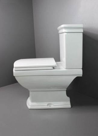 Унитаз напольный с бачком Creo Сeramique ORLEANS COMBO-OR1002 белый с сиденьем с микролифт душевой смыв