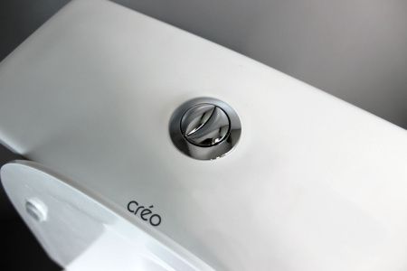 Унитаз напольный с бачком Creo Сeramique CREO COMBO CR1002R белый безободковый с сиденьем с микролифт каскадный смыв