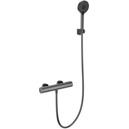 Смеситель для душа Wonzon & Woghand Inn WW-A2006-A-BGG настенный графит с термостатом