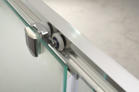 Душевая дверь BelBagno UNIQUE UNIQUE-BF-2-170/200-P-Cr 170х190 стекло рифленое профиль хром