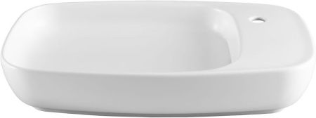 Раковина керамическая Allen Brau Liberty 4.32012.21 70х40 накладная цвет белый 1 отверстие под смеситель