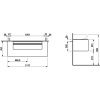 Тумба под раковину Laufen Sonar 4.0546.1.034.141.1 120х50