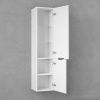 Шкаф-пенал Jorno MODUL Mоl.04.150/P/W 40х150 подвесной цвет белый