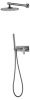 Душевая система Boheme Spectre 454-GM встраиваемая в стену цвет серый