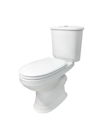 Унитаз напольный с бачком Creo Сeramique MARSEILLE COMBO-MA1002 белый с сиденьем с микролифт душевой смыв