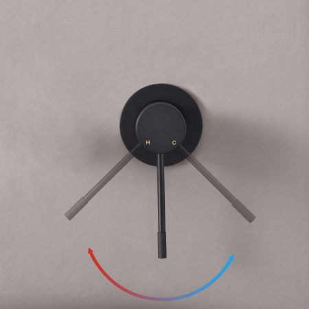 Смеситель для раковины Vincea Desire VBFW-1D1MB встраиваемый в стену черный