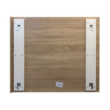 Зеркало-шкаф Comforty Гамбург 00004142227CF 90х80 подвесной цвет бежевый/белый