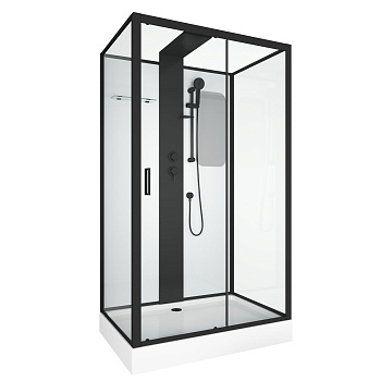 Душевая кабина Grossman Elegans GR252Q 120х80 прямоугольная без крыши ориентация универсальная