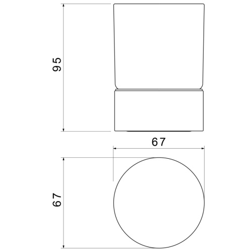 Стакан для зубных щеток Timo Saona 13231/03 - фото 2 Стакан для зубных щеток Timo Saona 13231/03 - фото 2