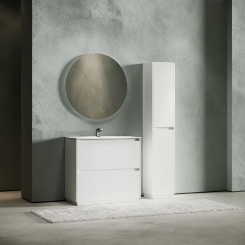 Тумба под раковину Sancos Libra Floor LB90FW 89х45х84 напольная цвет белый - фото 3