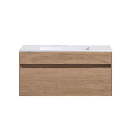 Тумба под раковину Vincea Chiara VMC-2C100NO 100х40 подвесная цвет коричневый