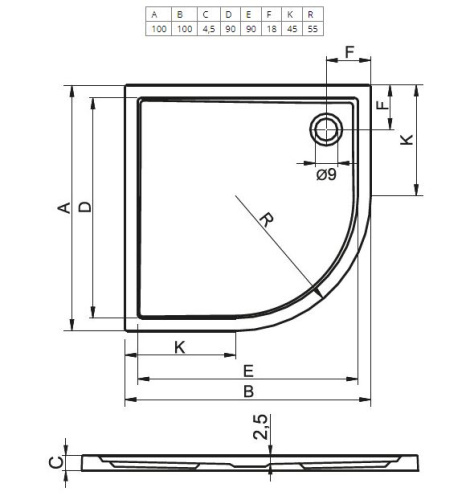 Ванна акриловая Riho Still B103009005 180х80 пристенная прямоугольная - фото 2 Ванна акриловая Riho Still B103009005 180х80 пристенная прямоугольная - фото 2